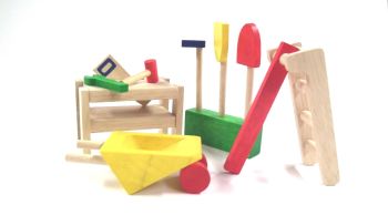 PLA9709 - Wooden gardening set