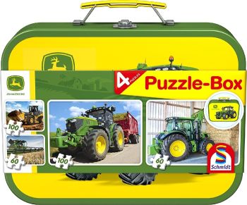 PUZ56497 - 2 puzzles of 60 pieces and 2 puzzles of 100 pieces - JOHN DEERE