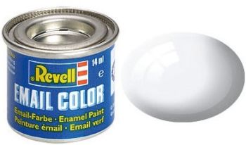 REV32104 - Glossy white enamel paint 14ml