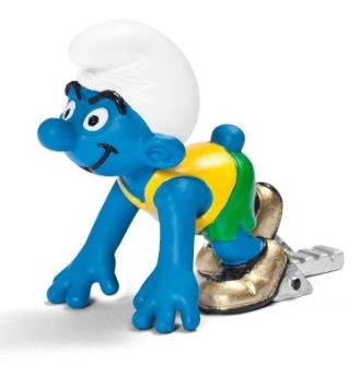 SHL20741 - Smurf at the Olympic Games- Sprinter