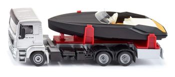 SIK2715 - MAN LKW 6x2 forwarder with boat