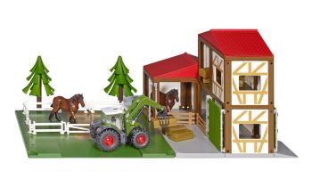 SIK5609 - Stable with horses and accessories