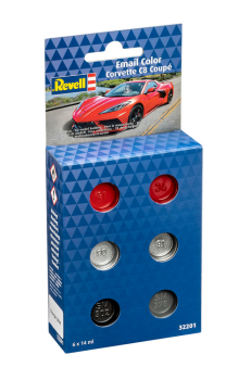 REV32201 - Set of 6 enamel colours - CORVETTE C8 Coupé